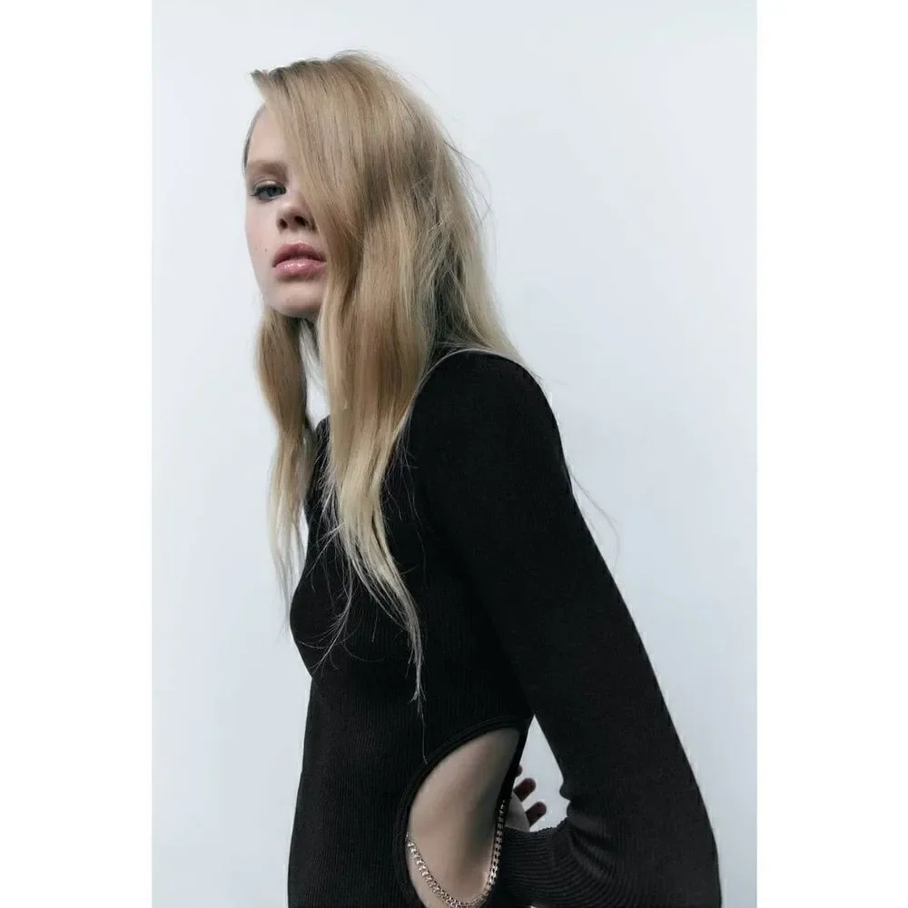 ZARA SEAMLESS JEWEL DRESS NWT - Picture 4 of 7